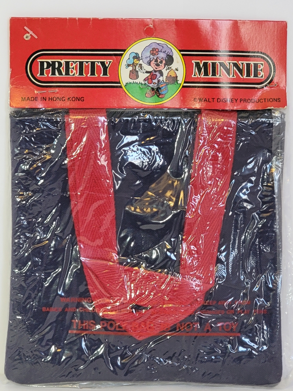 Disney Pretty Minnie Navy Tote with Red, Yellow, Orange, Black - Picture 2 of 2